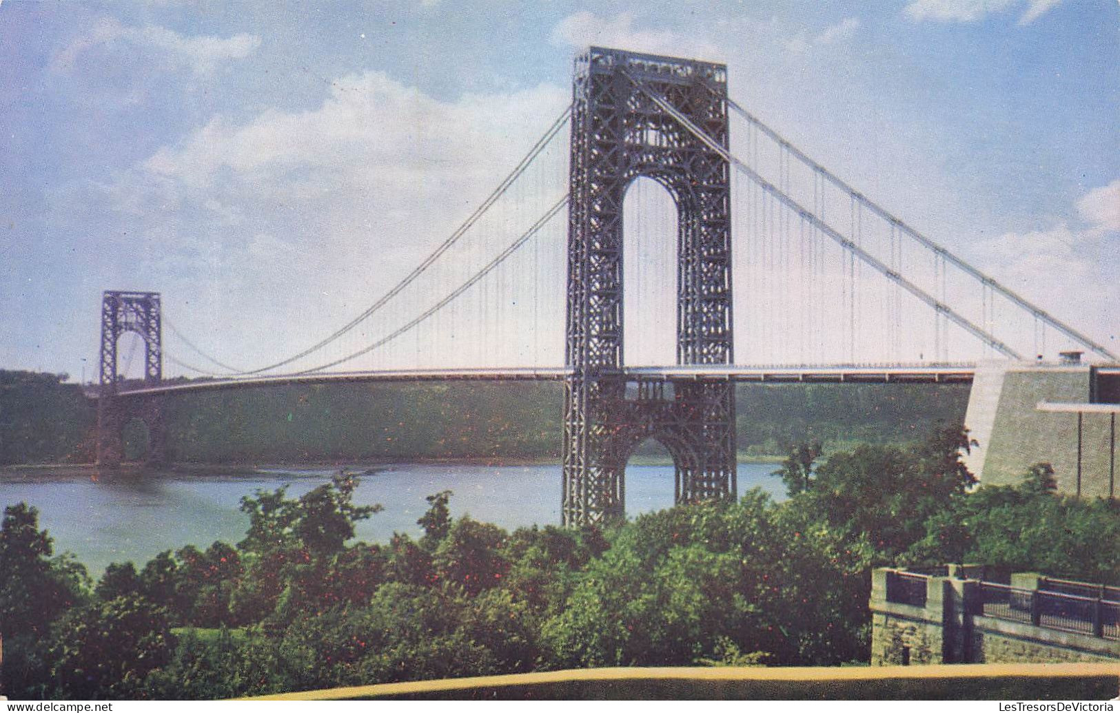ETATS UNIS - Atlantic City - George Washington Bridge And Hudson River - Colorisé - Carte Postale - Atlantic City