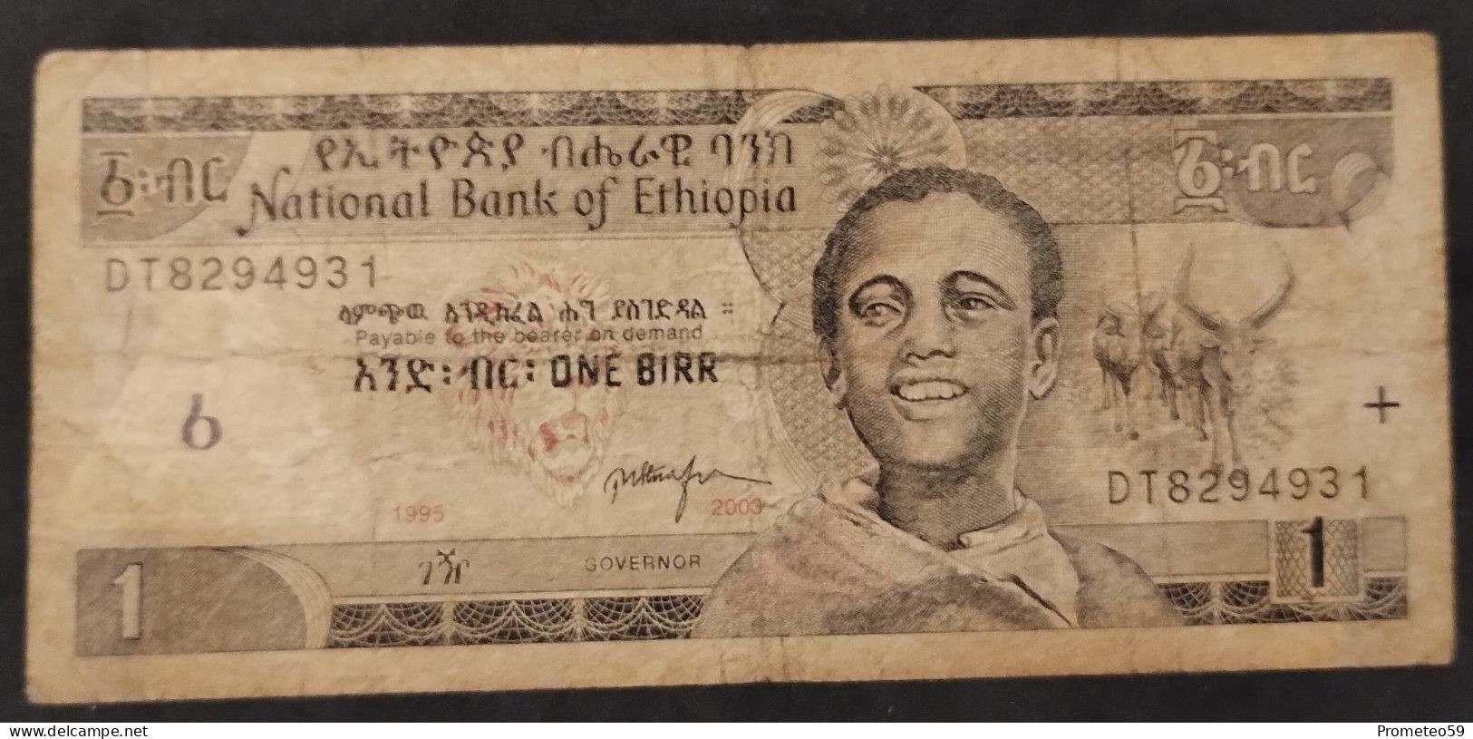 Etiopía – Billete Banknote De 1 Birr – 2003 - Ethiopia