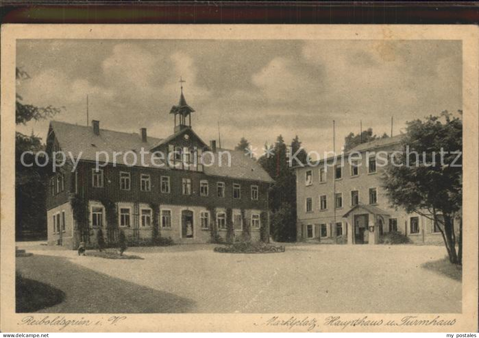 42268197 Reiboldsgruen Bad Marktplatz Haupthaus Turmhaus Reiboldsgruen Bad - Auerbach (Vogtland)