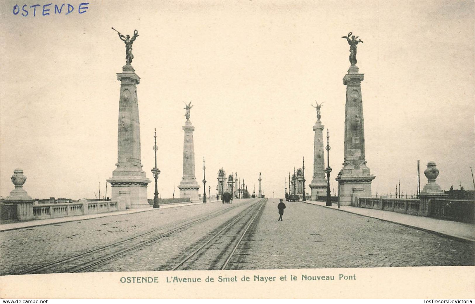 BELGIQUE - Ostende - L'avenue De Smet De Nayer Et Le Nouveau Pont - Carte Postale Ancienne - Oostende