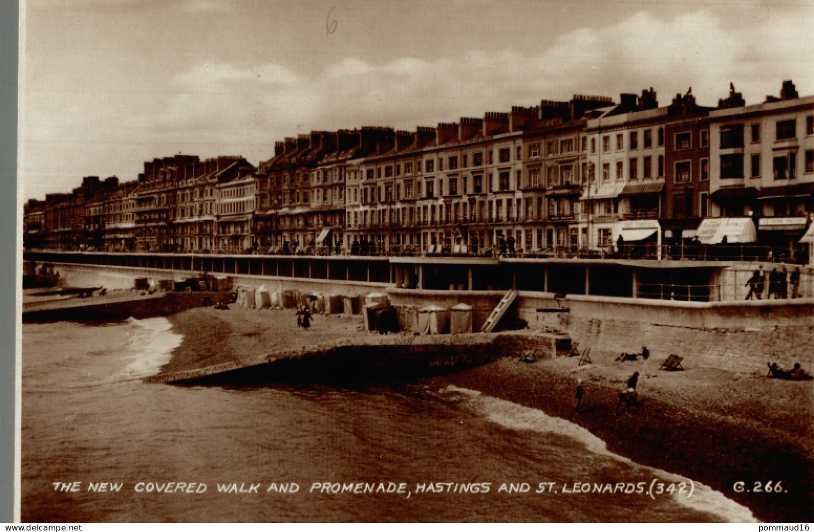 CPA The New Covered Walk And Promenade Hastings Ans St-Leonards - Hastings