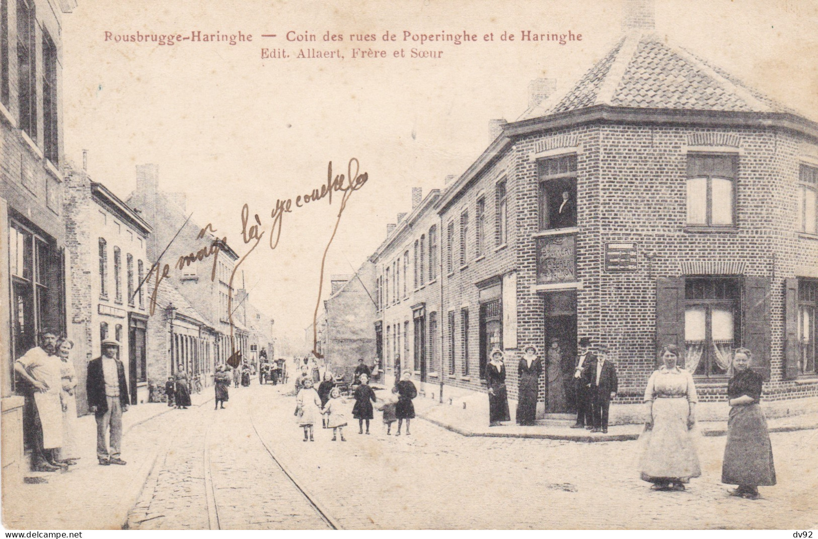 BELGIQUE ROUSBRUGGE HARINGHE COIN DES RUES DE POPERINGHE ET DE HARINGHE - Poperinge