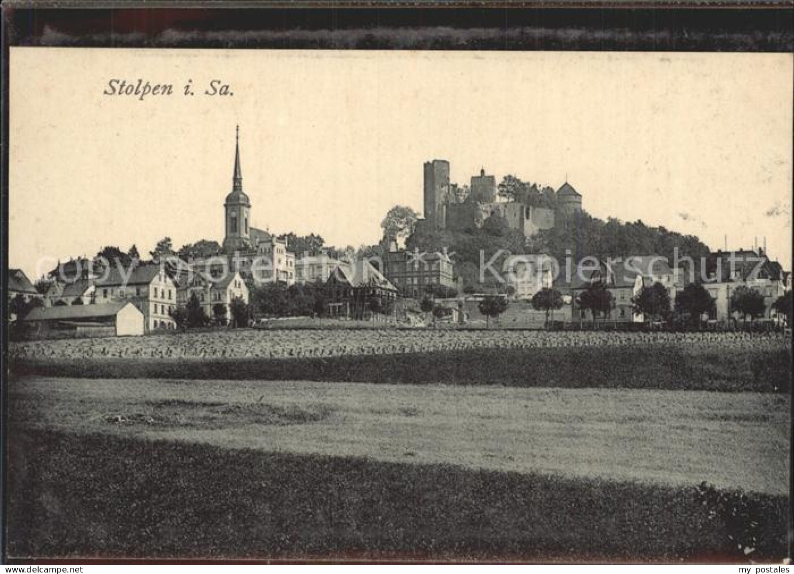 42265098 Stolpen Mit Kirche Und Schloss Stolpen - Stolpen