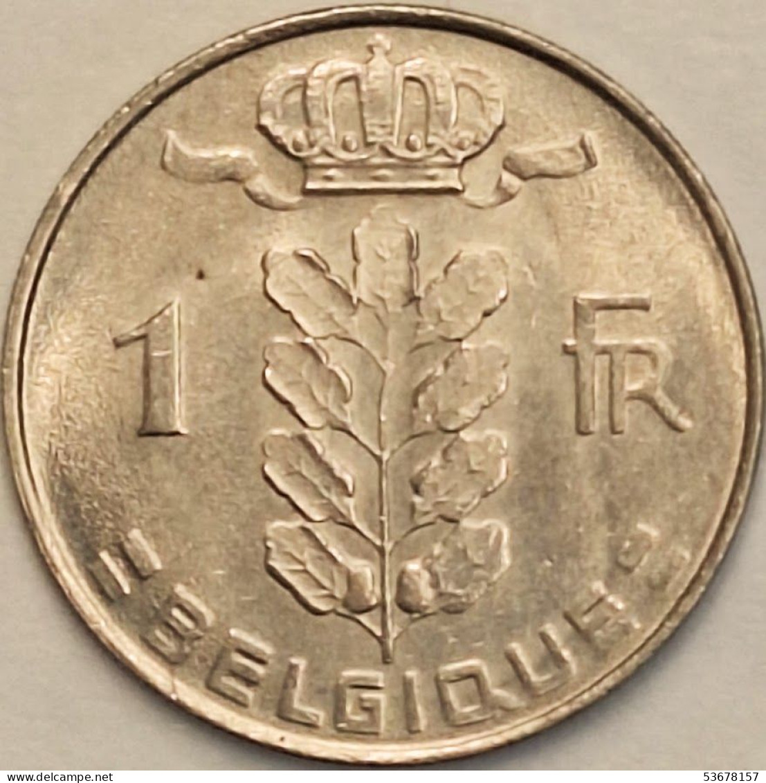 Belgium - Franc 1977, KM# 142.1 (#3121) - 1 Franc