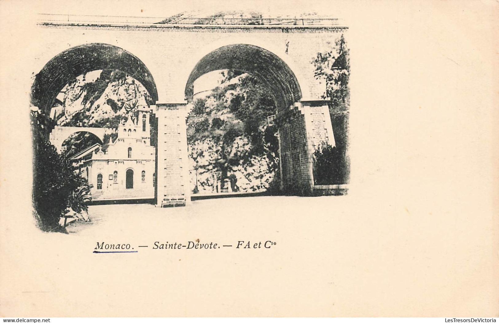 MONACO - Sainte Devote - FA Et C - Carte Postale Ancienne - Andere & Zonder Classificatie