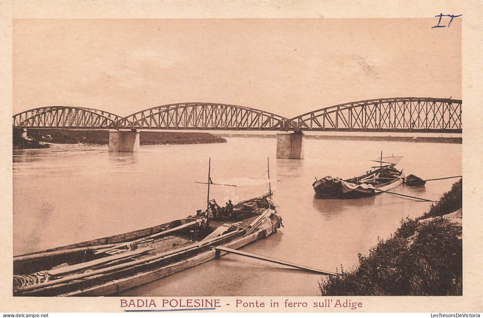 ITALIE - Badia Polesine - Ponte In Ferro Sull'Adige - Carte Postale Ancienne - Sonstige & Ohne Zuordnung