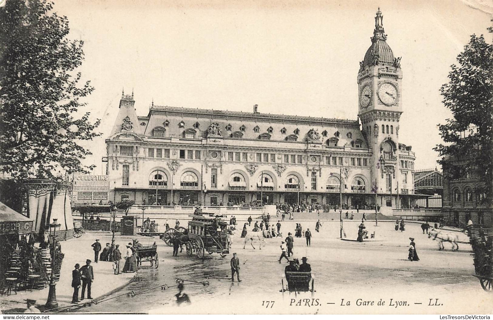 FRANCE - Paris - Vue Générale De La Gare De Lyon -LL - Animé - Carte Postale Ancienne - Pariser Métro, Bahnhöfe