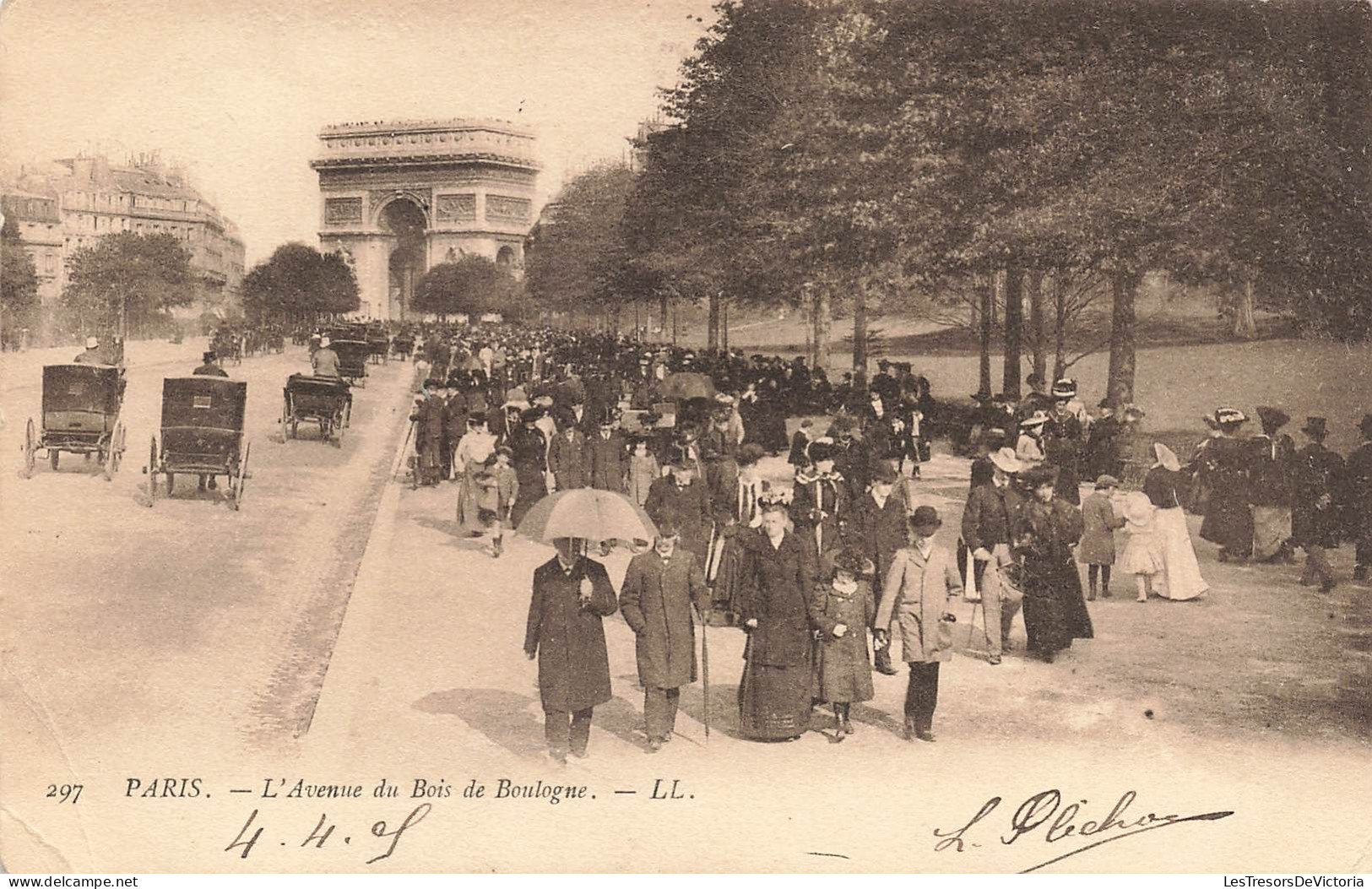 FRANCE - Paris - L'avenue Du Bois De Boulogne - LL - Animé - Carte Postale Ancienne - Sonstige & Ohne Zuordnung