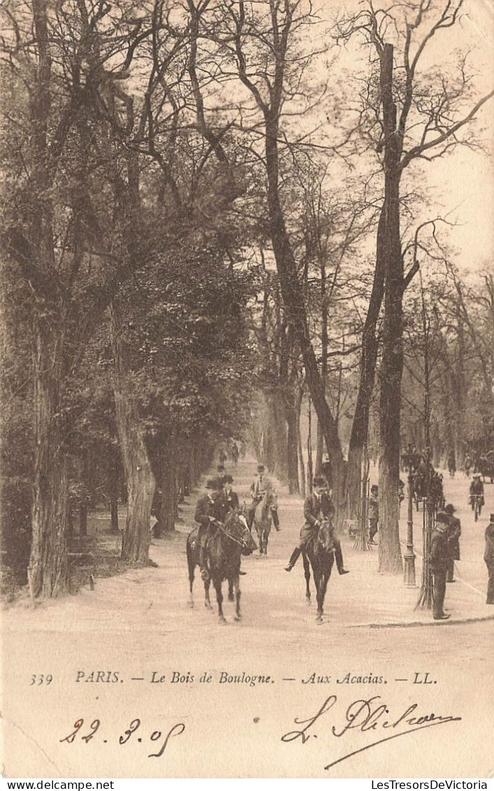 FRANCE - Paris - Le Bois De Boulogne - Aux Acacias - LL - Animé - Carte Postale Ancienne - Sonstige & Ohne Zuordnung