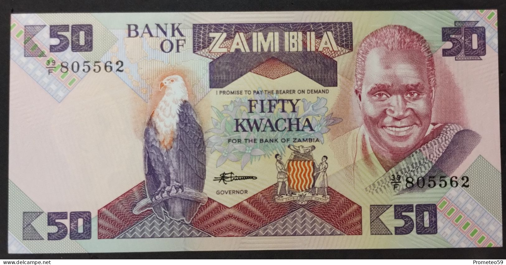 Zambia – Billete Banknote De 50 Kwacha – 1992/2006 - Zambie