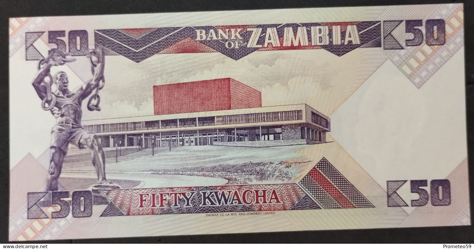 Zambia – Billete Banknote De 50 Kwacha – 1992/2006 - Sambia