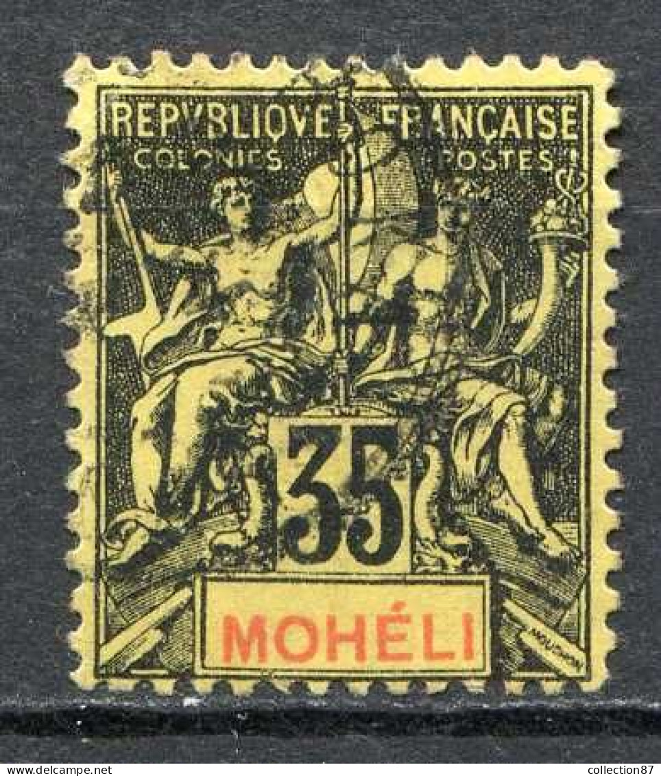 Réf 81 > MOHELI < N° 9 Ø Oblitéré Ø Used -- - Usati