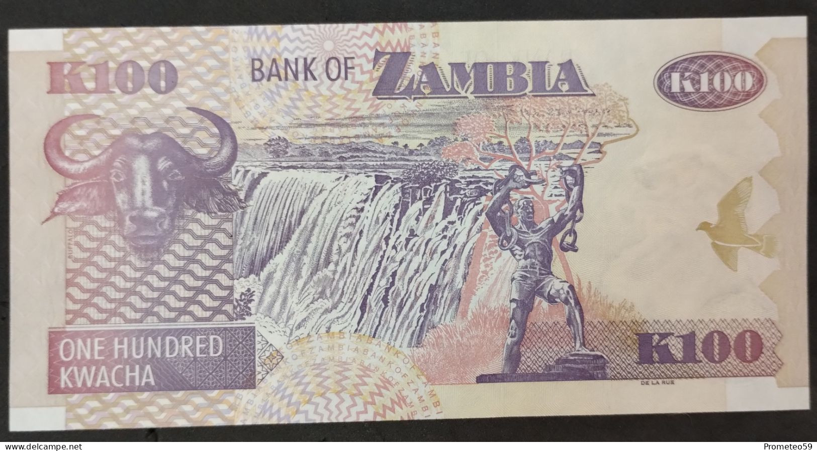 Zambia – Billete Banknote De 100 Kwacha – 1992/2006 - Zambie