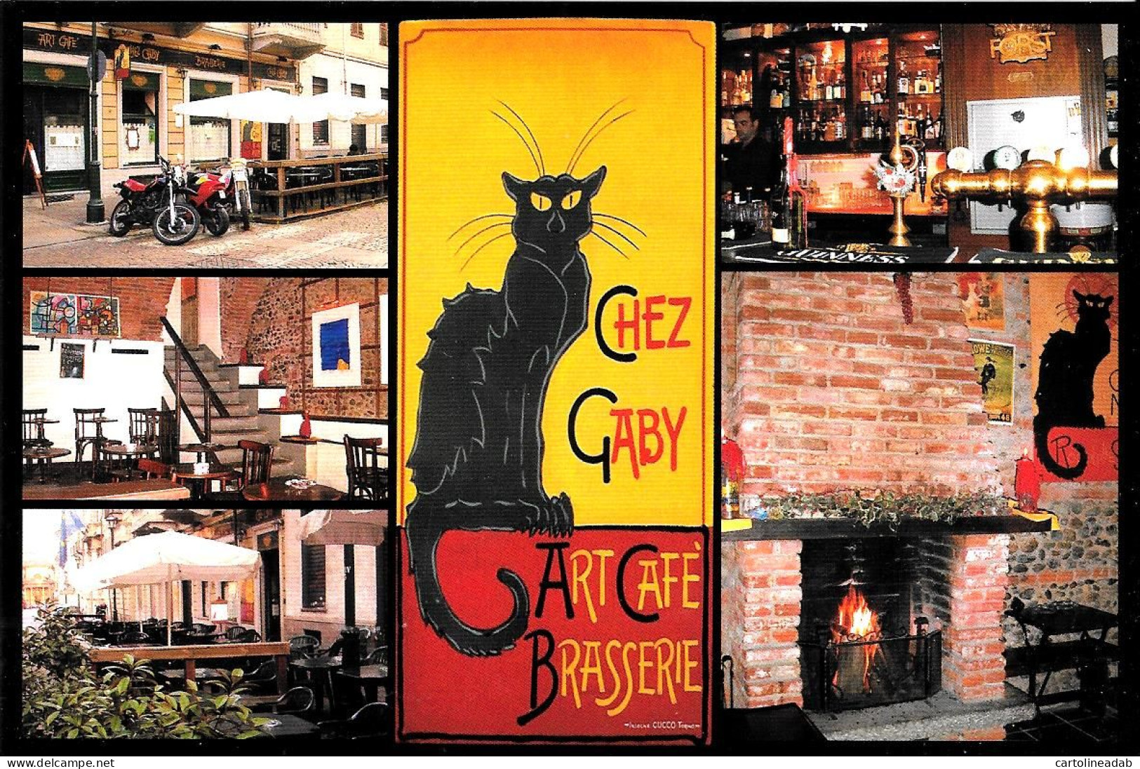 [MD8524] CPM - TORINO - CHEZ GABY - ART CAFFE' BRASSERIE - PERFETTA - NV - Bar, Alberghi & Ristoranti