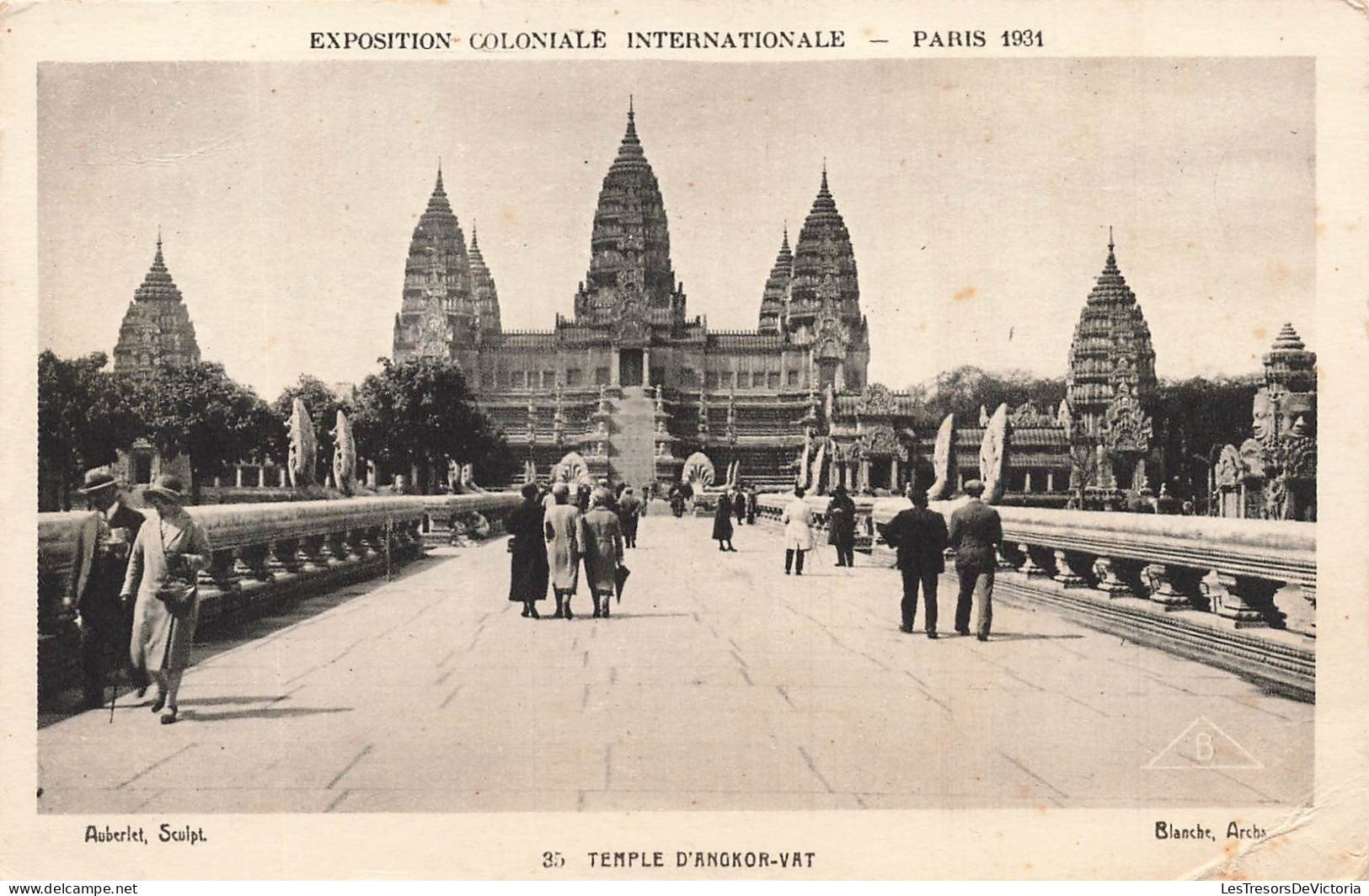 FRANCE - Paris - Exposition Coloniale Internationale 1931 - Temple D'Angkor-Vat - Carte Postale Ancienne - Exhibitions