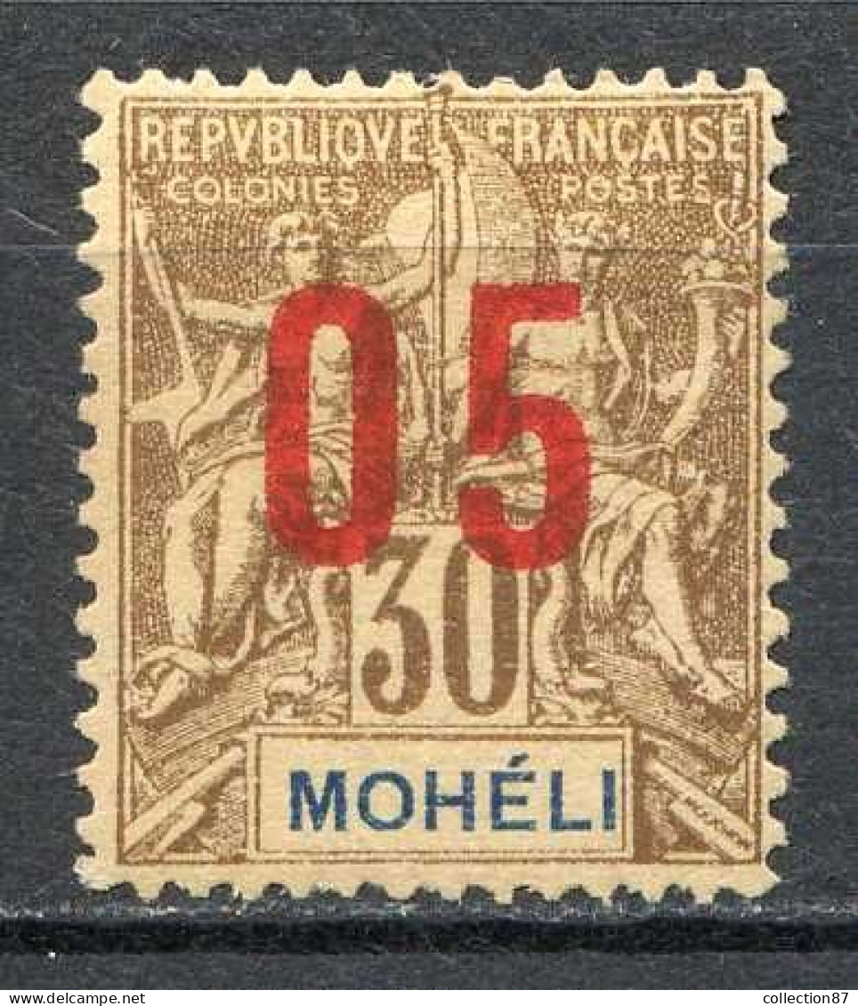 Réf 81 > MOHELI < N° 19A * Neuf Ch. - MH * -- Cote 72.00 € - Unused Stamps