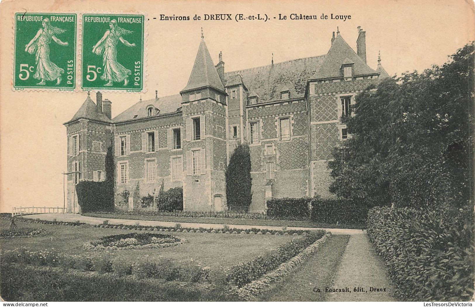 FRANCE - Environs De Dreux (E Et L) - Le Château De Louye - Carte Postale Ancienne - Dreux