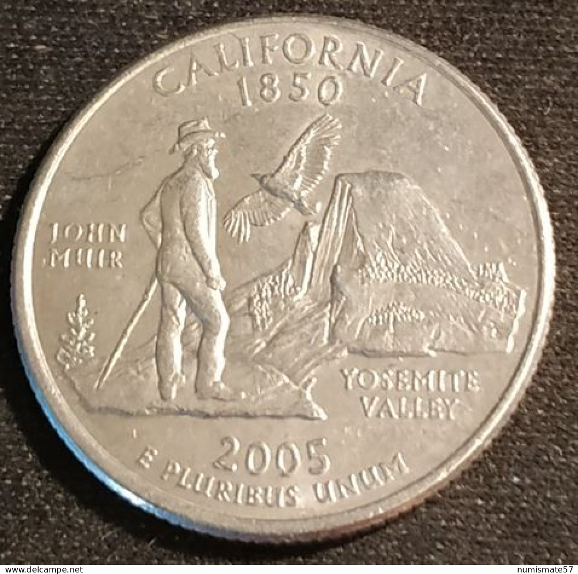 ETATS UNIS - USA - ¼ - 1/4 DOLLAR 2005 P - Californie - KM 370 - Quarter Dollar - 1999-2009: State Quarters