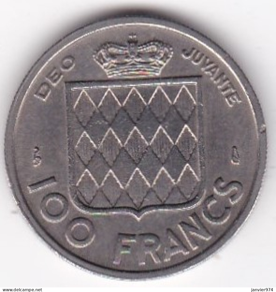 Monaco . 100 Francs 1956, Rainier III, En Cupronickel - 1949-1956 Oude Frank