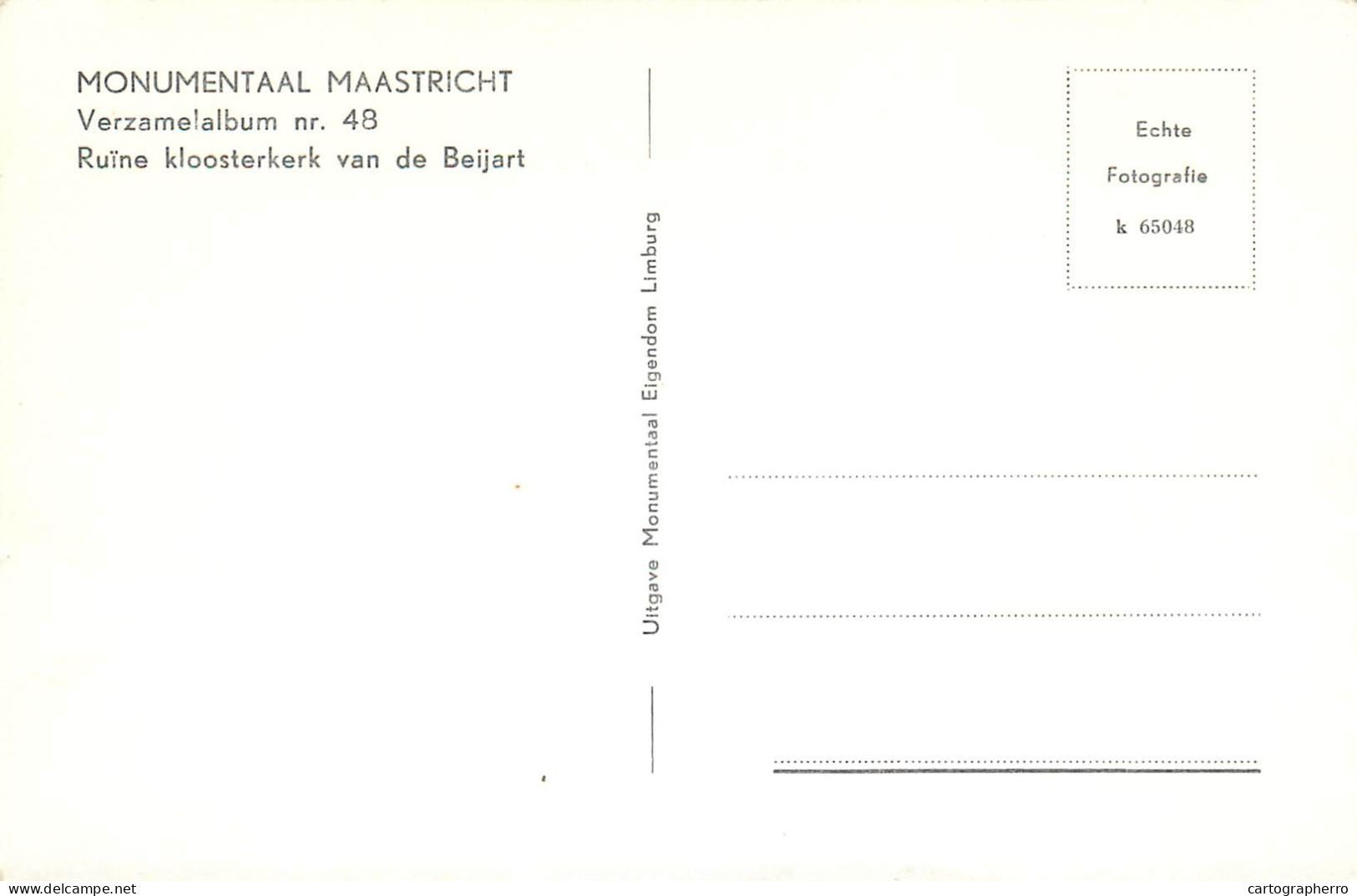 Netherlands Maastricht Verzamelalbum Ruine Kloosterkerk Van De Beijart - Maastricht