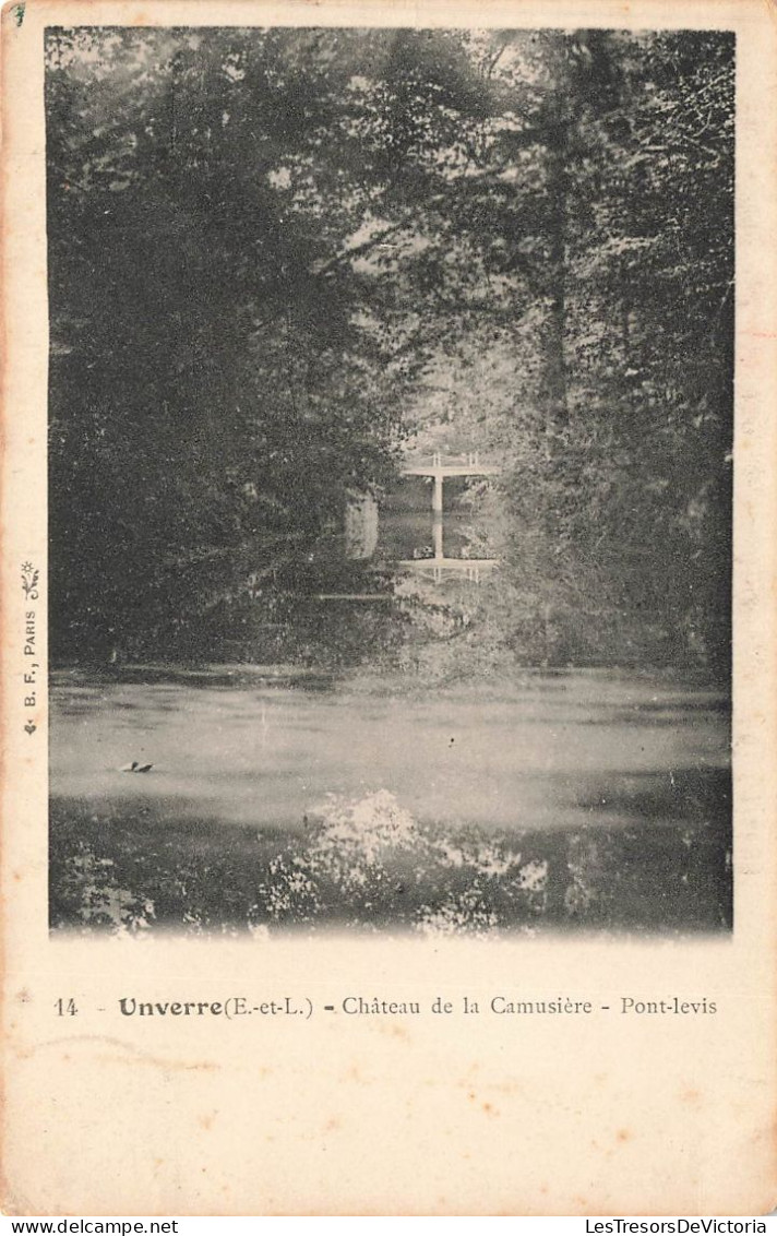 FRANCE - Unverre (E Et L) - Château De La Camusière - Pont Levis - Carte Postale Ancienne - Andere & Zonder Classificatie