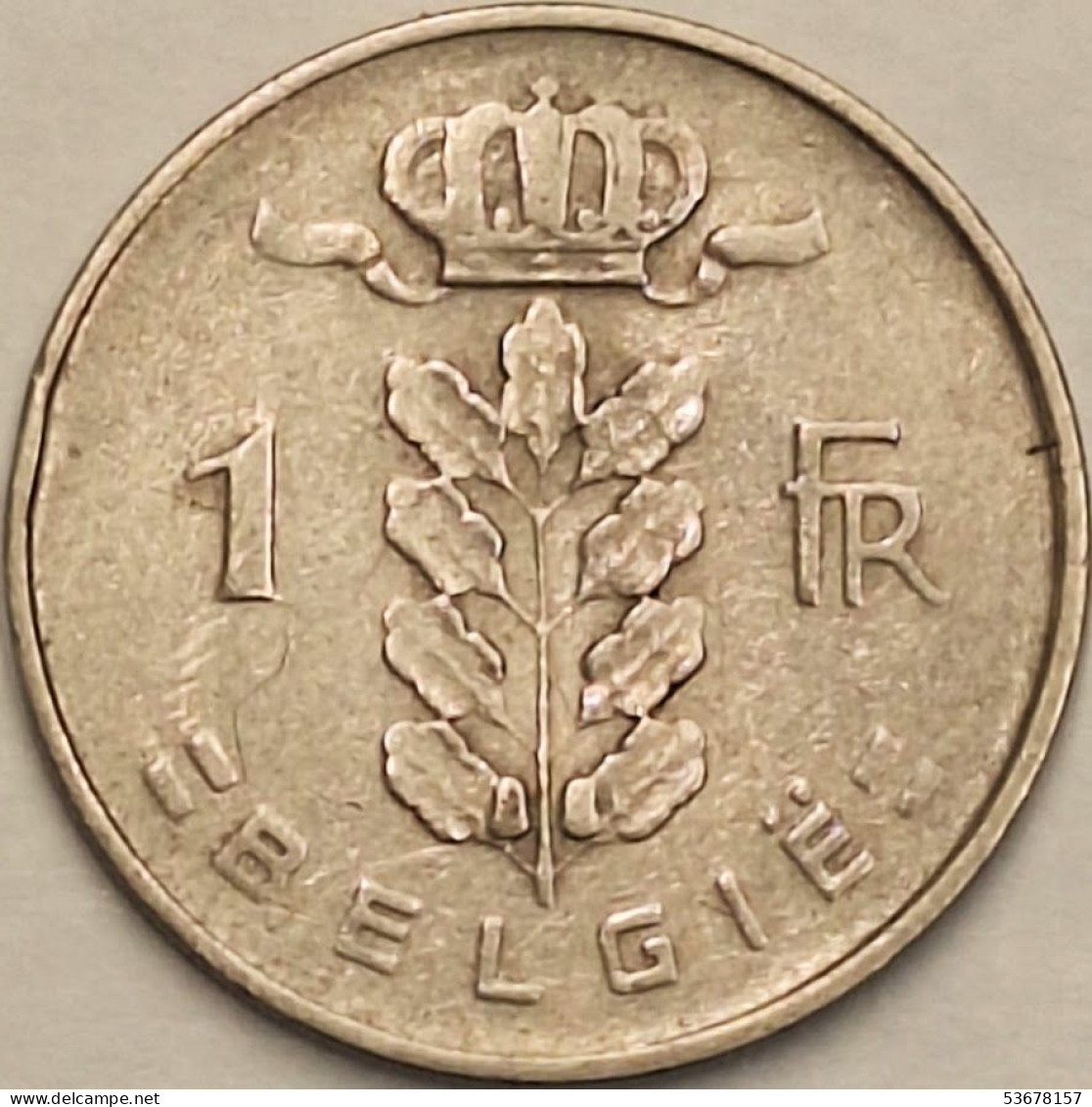 Belgium - Franc 1951, KM# 143.1 (#3124) - 1 Franc