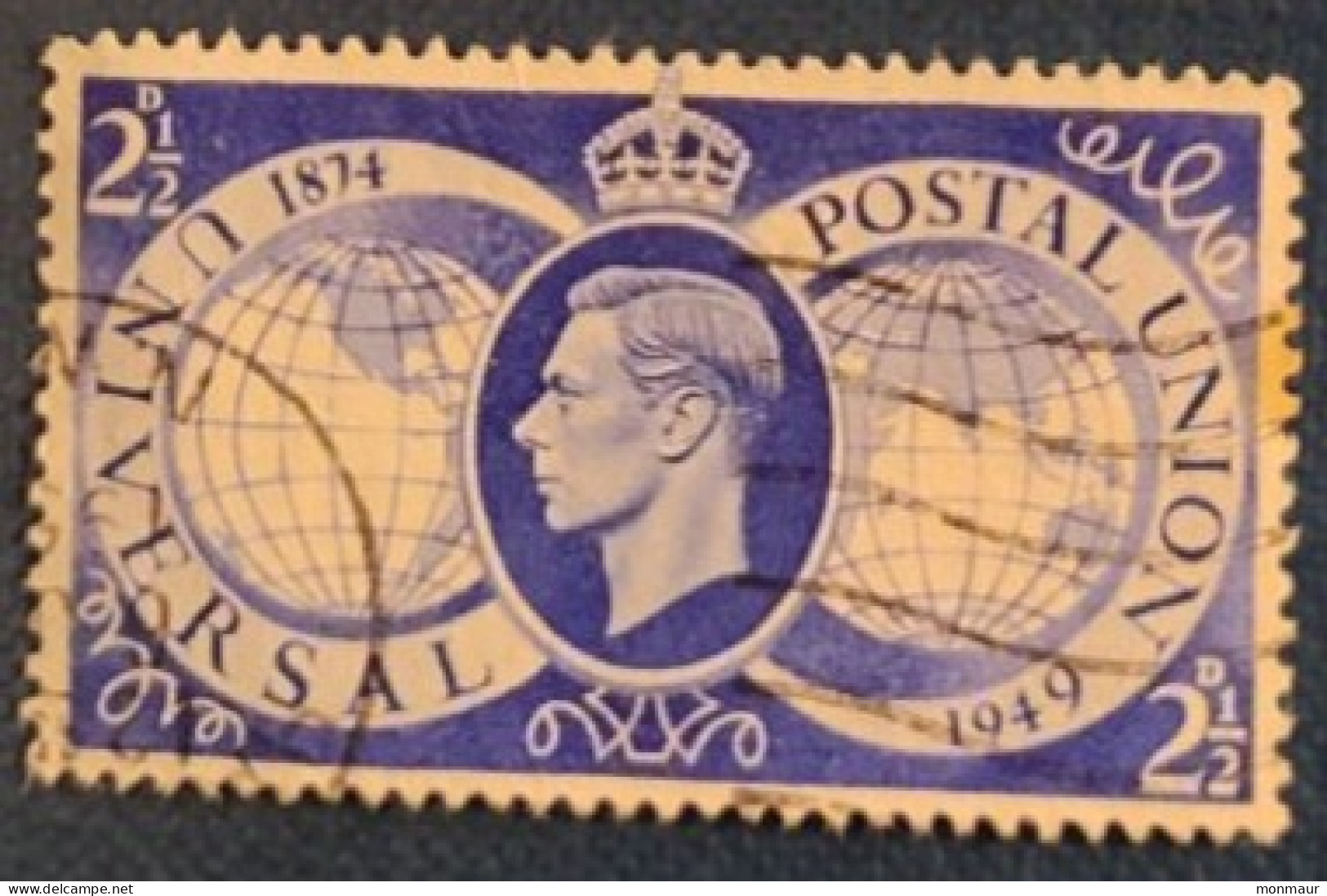 GRAN BRETAGNA 1939 YT246 GEORGE VI UNIVERSAL POSTAL - Used Stamps