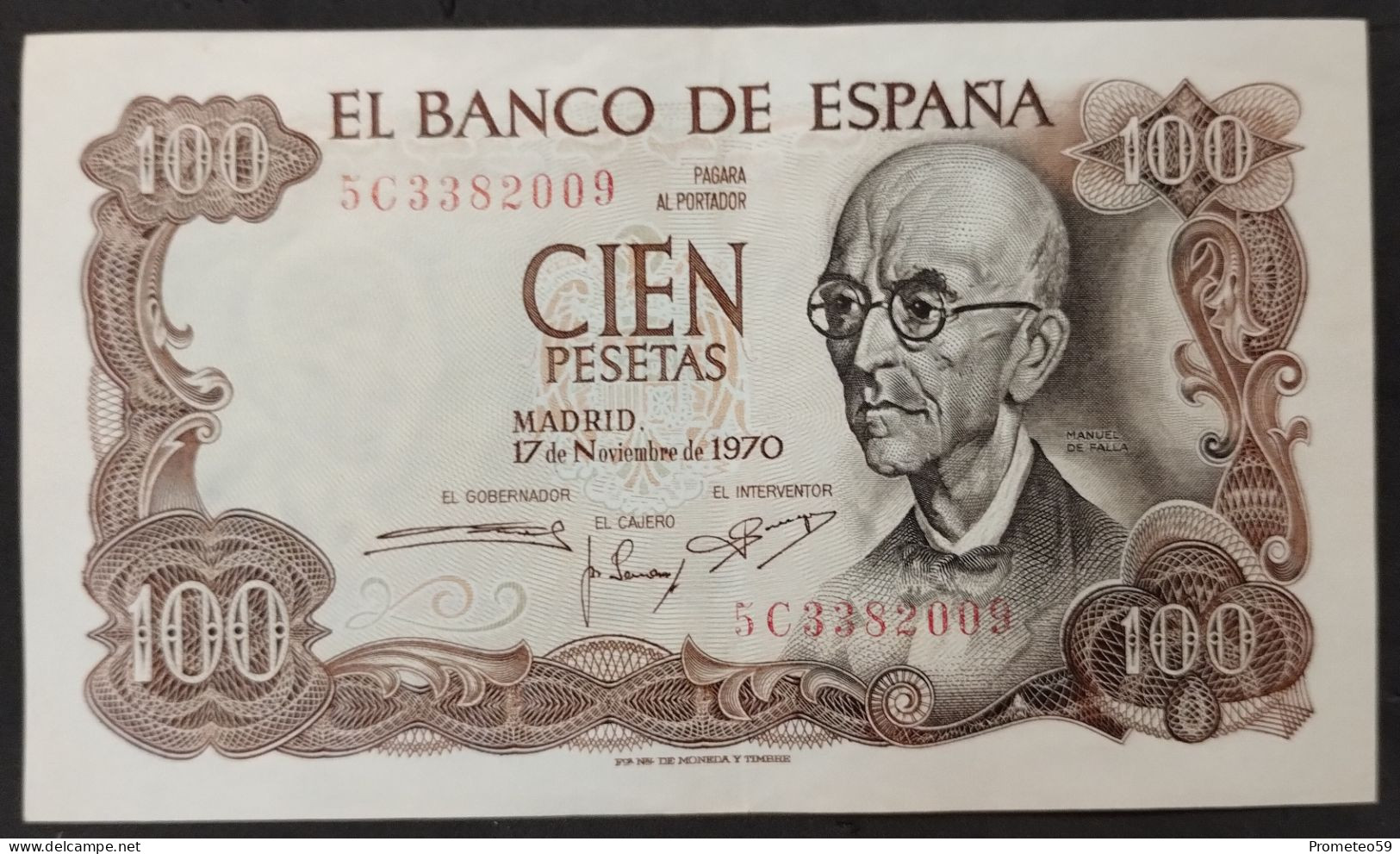 España – Billete Banknote De 100 Pesetas – 1970 - 100 Peseten