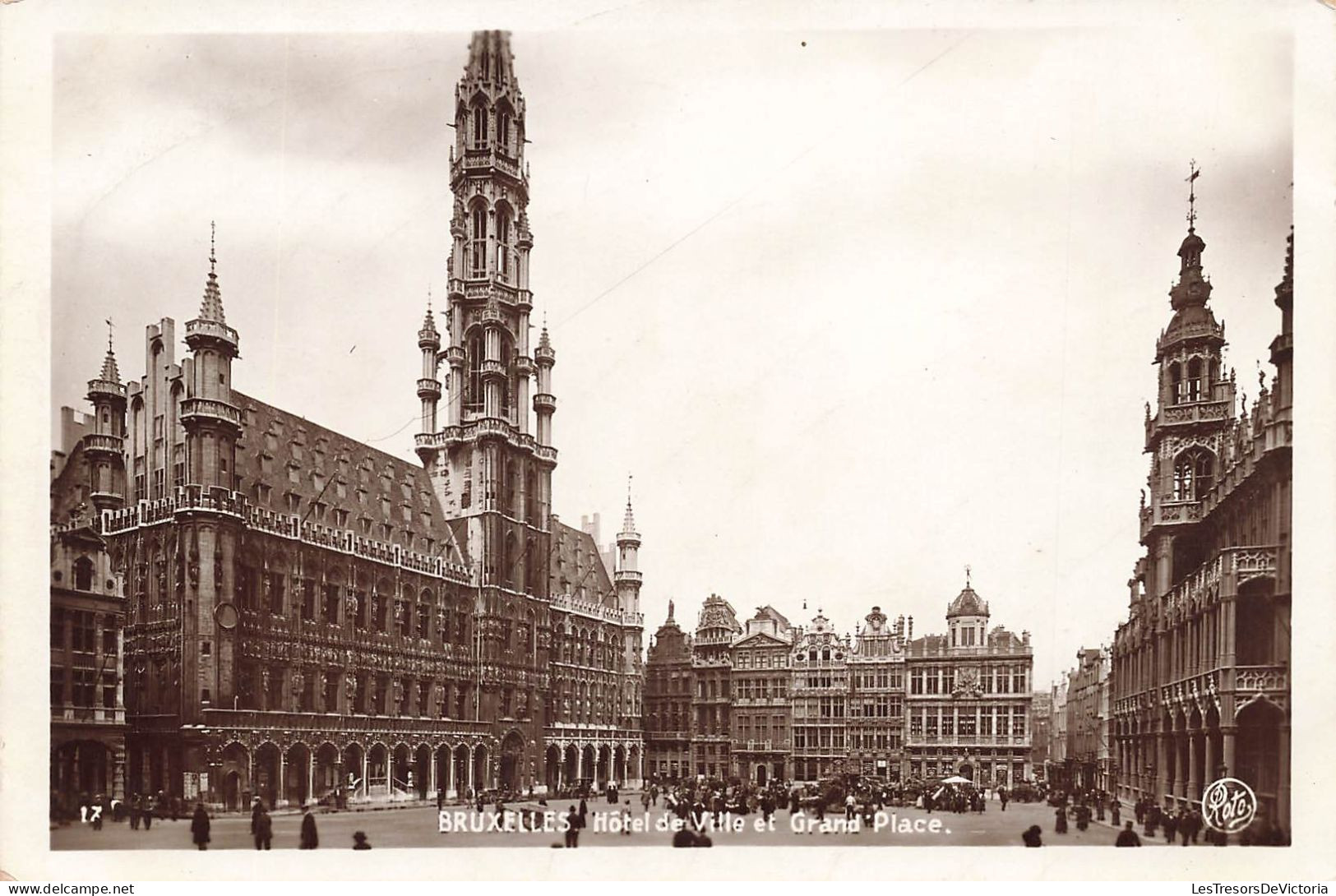 BELGIQUE - Bruxelles - Hôtel De Ville Et Grand'place - Carte Postale Ancienne - Autres & Non Classés