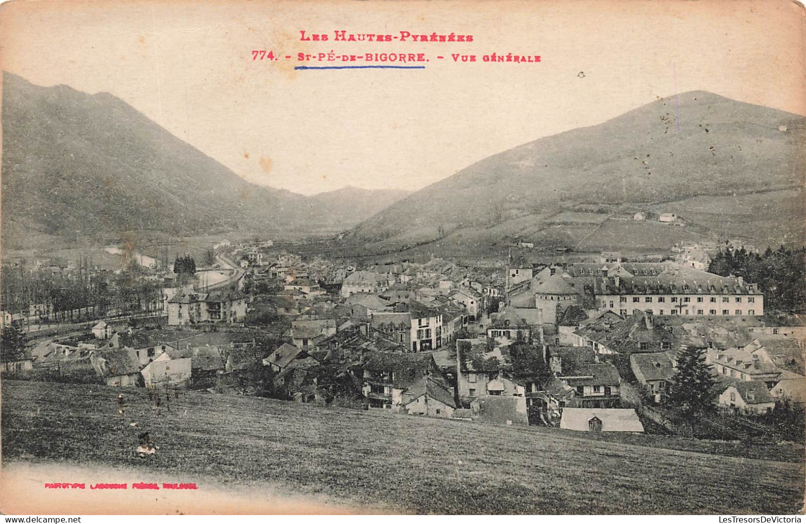 FRANCE - St Pé De Bigorre - Vue Générale - Les Hautes Pyrénées - Carte Postale Ancienne - Saint Pe De Bigorre