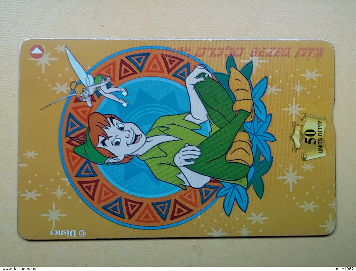 T-224 - TELECARD, PHONECARD Israel, Disney, Peter Pan - Disney