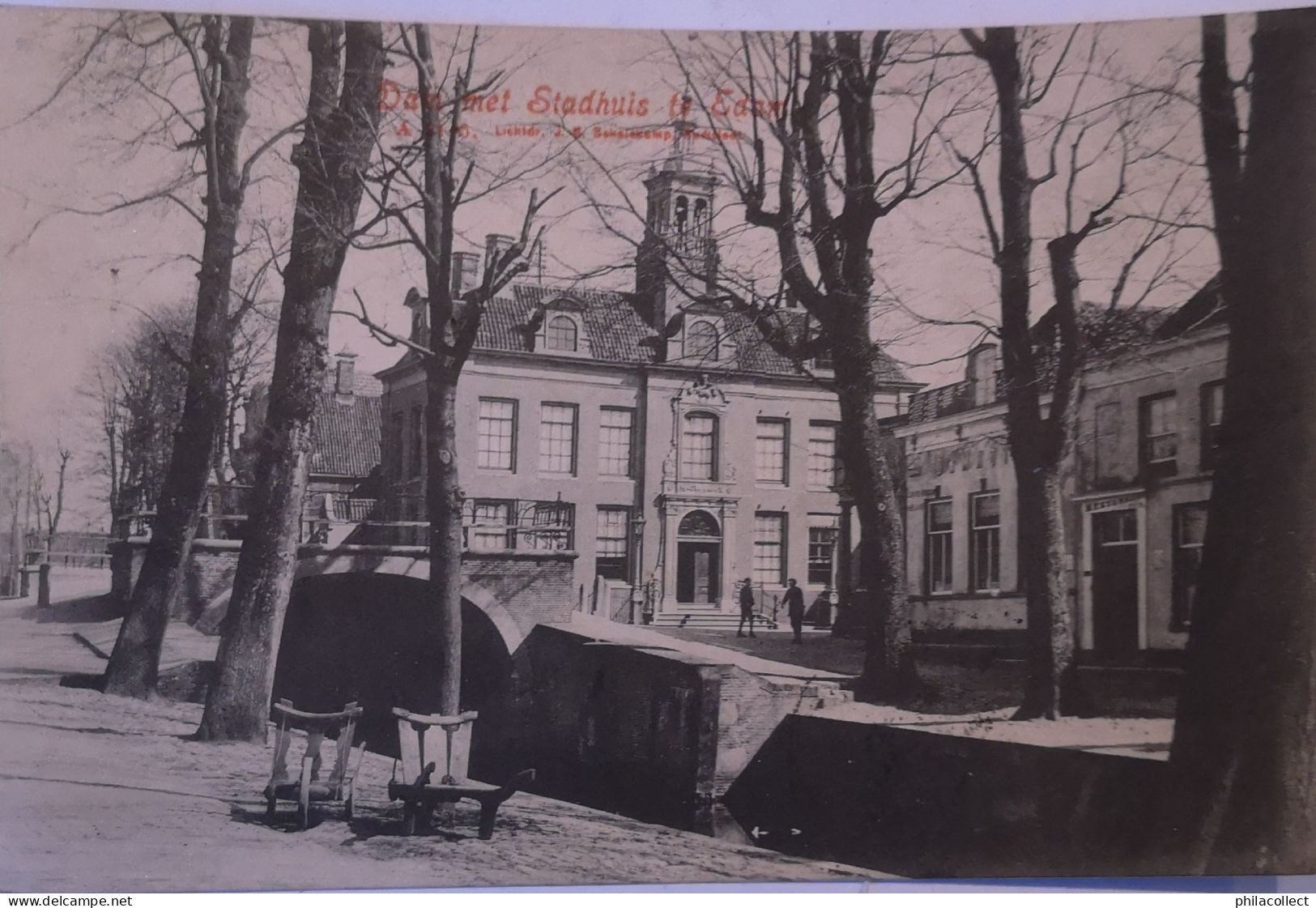 Edam // Dam En Stadhuis 1907 Uitg. Schalekamp - Edam