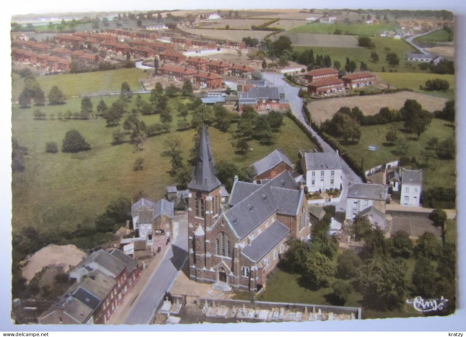 BELGIQUE - LIEGE - SOUMAGNE - FECHER - Vue Sur L'Eglise - Soumagne