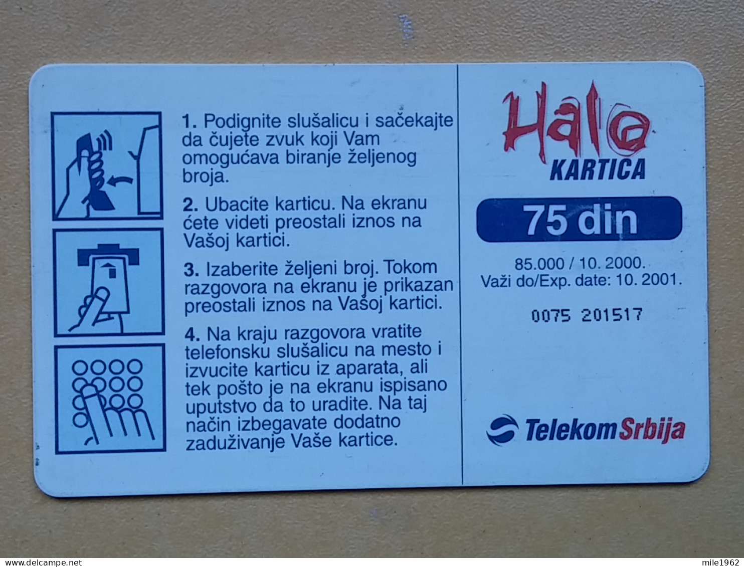 T-240 - SERBIA, YUGOSLAVIA, TELECARD, PHONECARD  - Sonstige – Europa