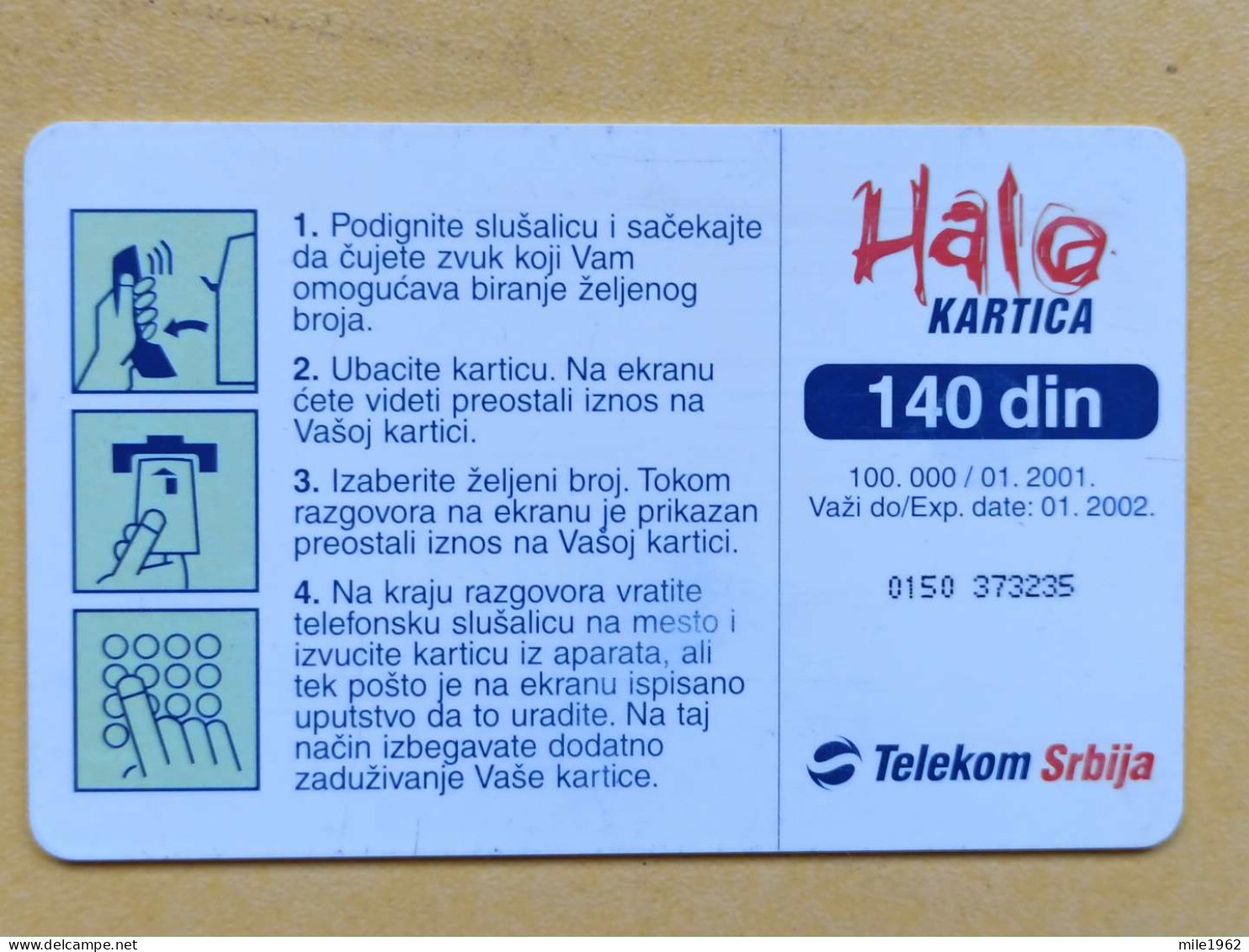 T-241 - SERBIA, TELECARD, PHONECARD, CHURCH, EGLISE - Otros – Europa