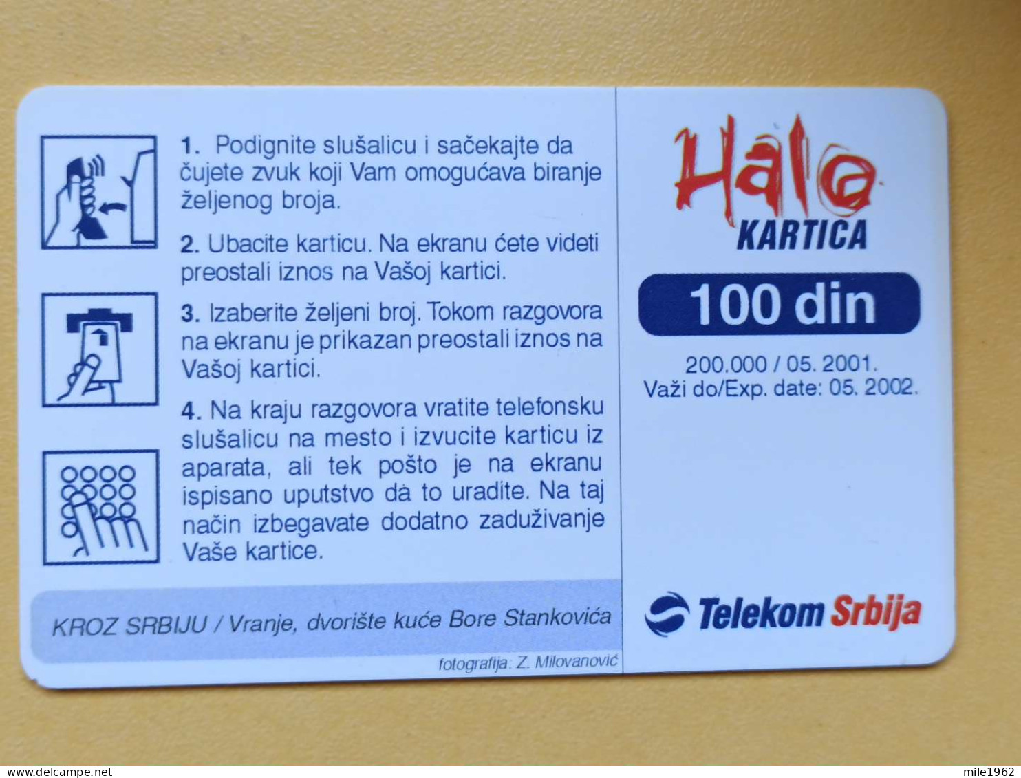 T-241 - SERBIA, TELECARD, PHONECARD, LE VILLAGE - Other - Europe