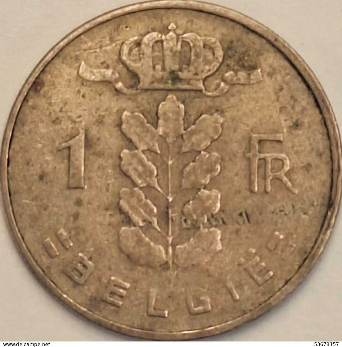 Belgium - Franc 1956, KM# 143.1 (#3126) - 1 Franc