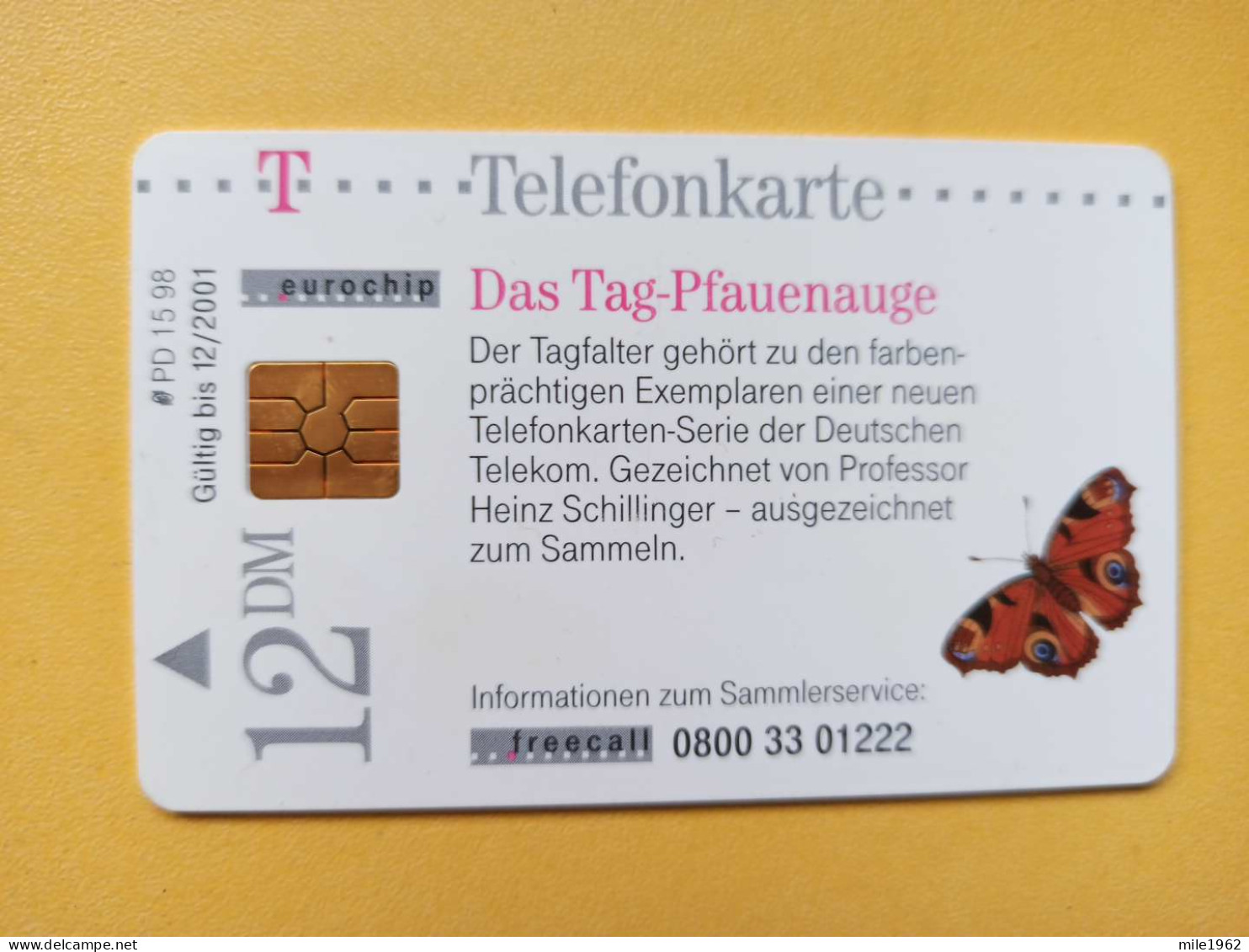 T-231 - TELECARD, PHONECARD, GERMANY, ANIMAL, BUTTERFLY, PAPILLON, LEPTIR, - Sonstige & Ohne Zuordnung