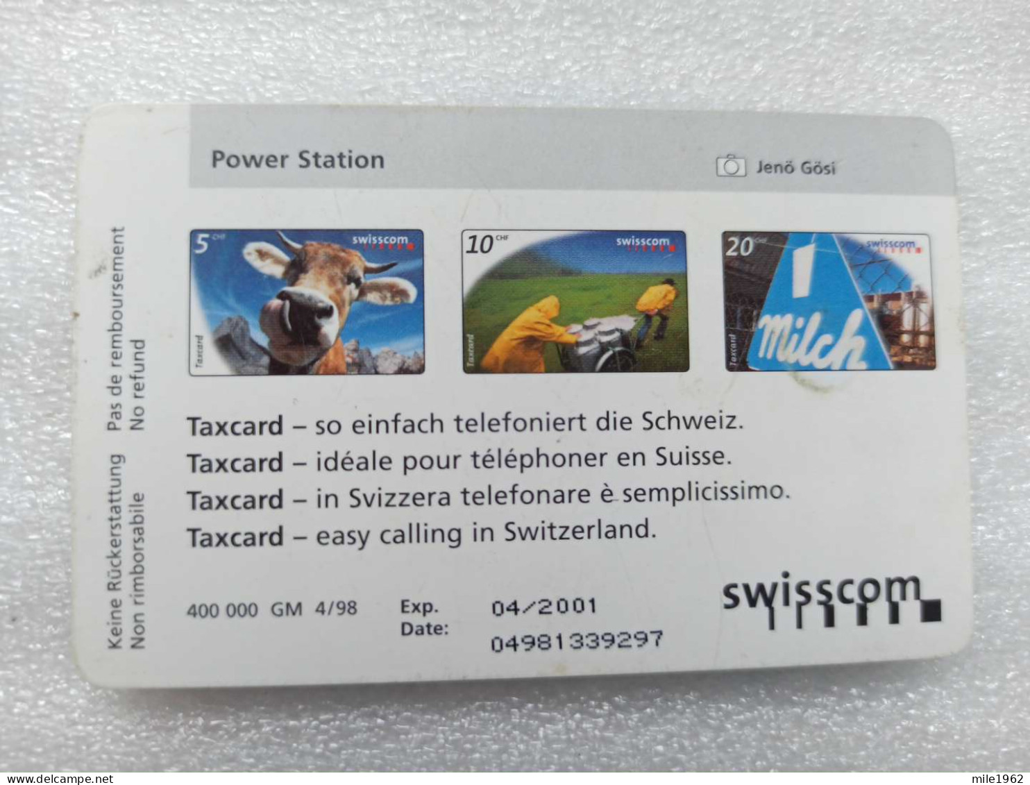 T-233 - TELECARD, PHONECARD, SWITZERLAND - Switzerland