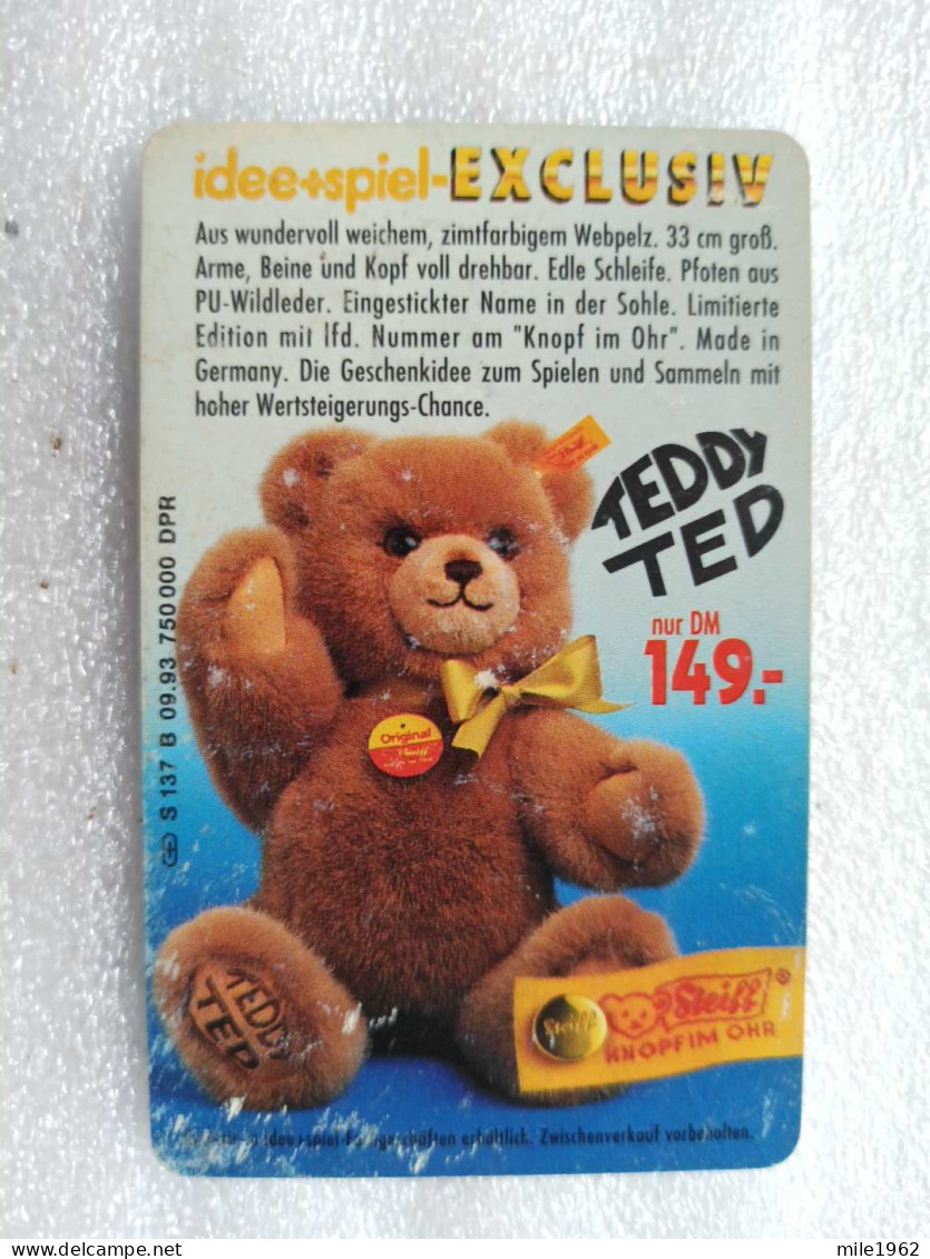 T-239 - TELECARD, PHONECARD, DEUTSCHLAND, BEAR, OURS - Other & Unclassified