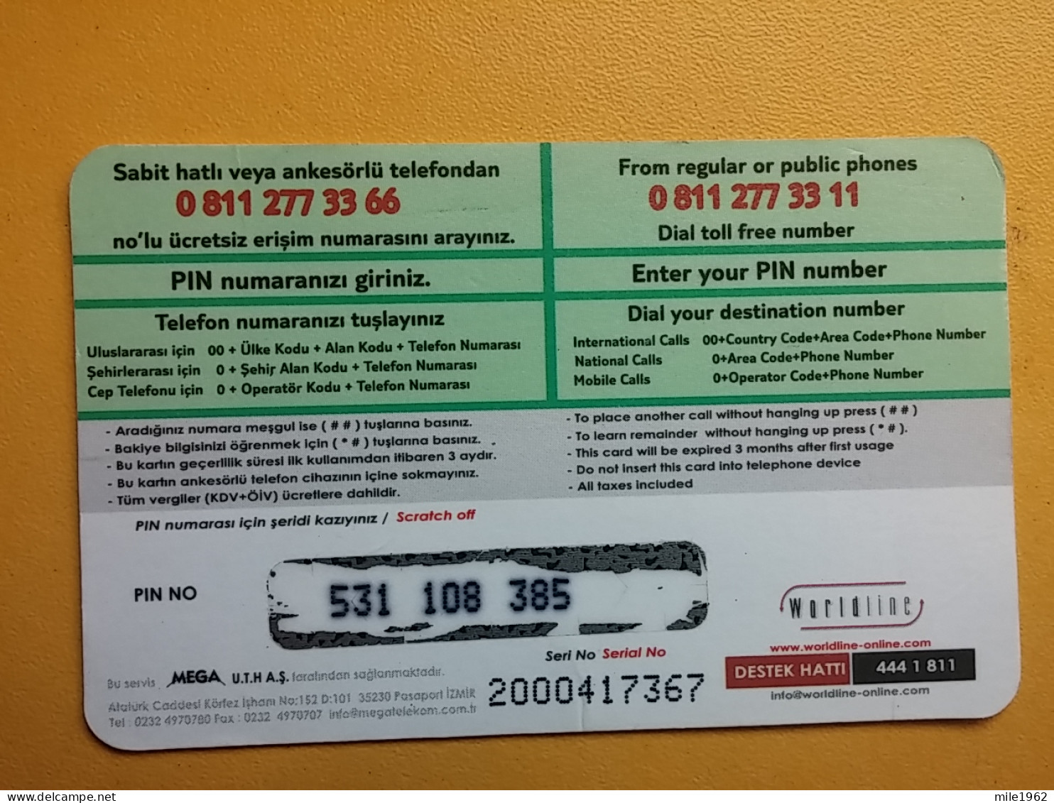 T-230 - TELECARD, PHONECARD, TURKEY - Türkei