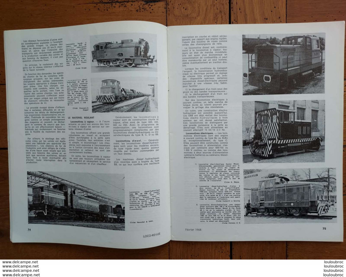 LOCO REVUE N°281 DE 1968 AMATEURS DE CHEMINS DE FER ET DE MODELISME PARFAIT ETAT - Trains