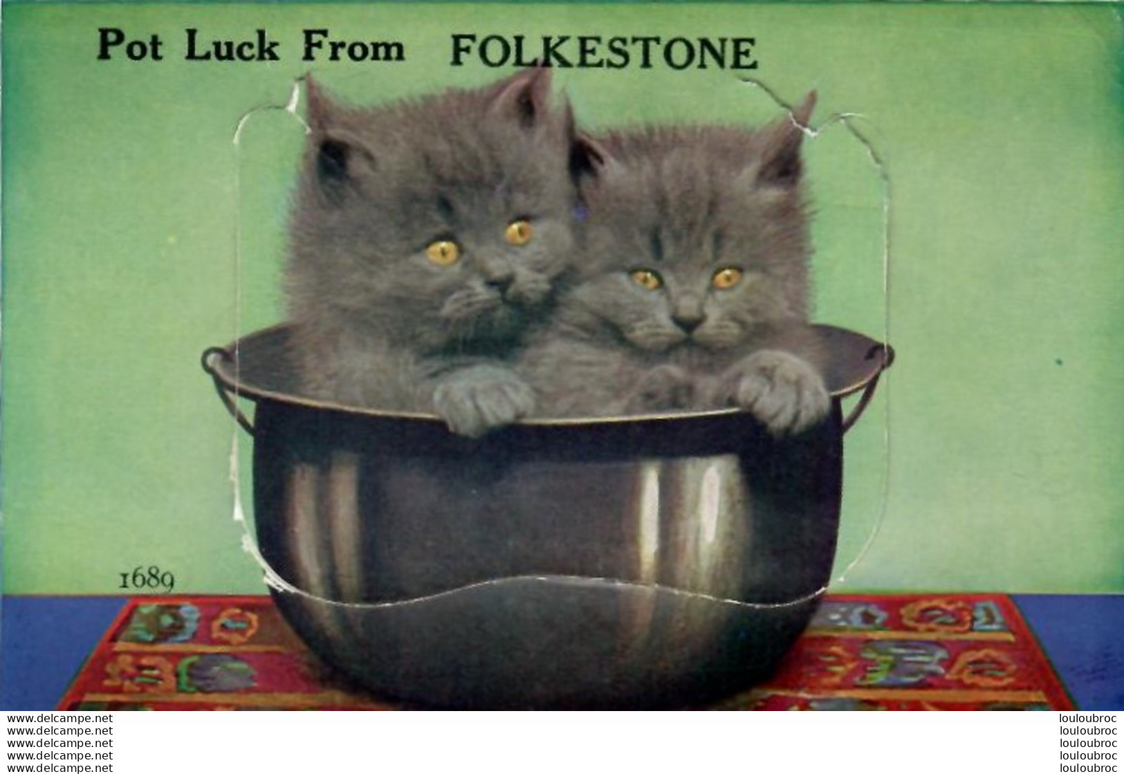 FOLKESTONE  CARTE A SYSTEME - Folkestone