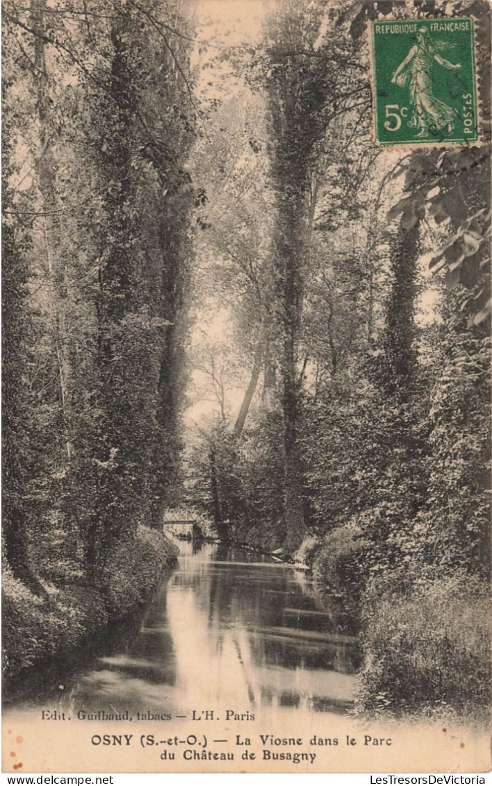 FRANCE - Osny - La Viosne Dans Le Parc Du Château De Busagny - Carte Postale Ancienne - Osny