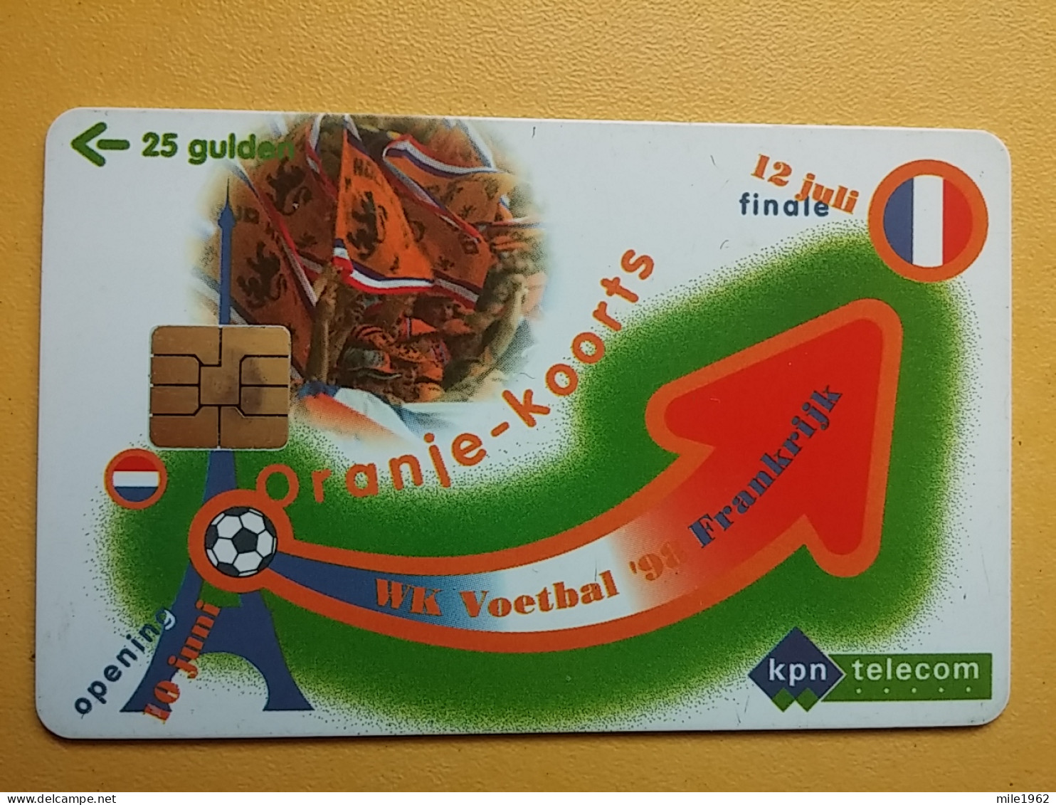 T-245 - TELECARD, PHONECARD, NETHERLAND, ORANJE, FOOTBALL - Autres & Non Classés