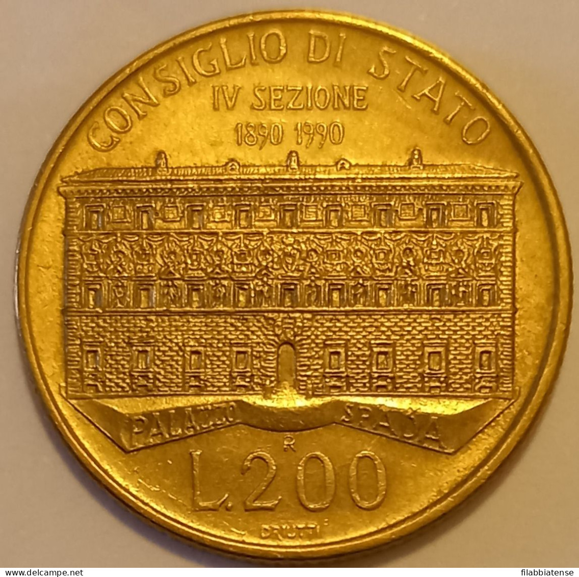 1990 - Italia 200 Lire Consiglio Di Stato   ------ - 200 Lire