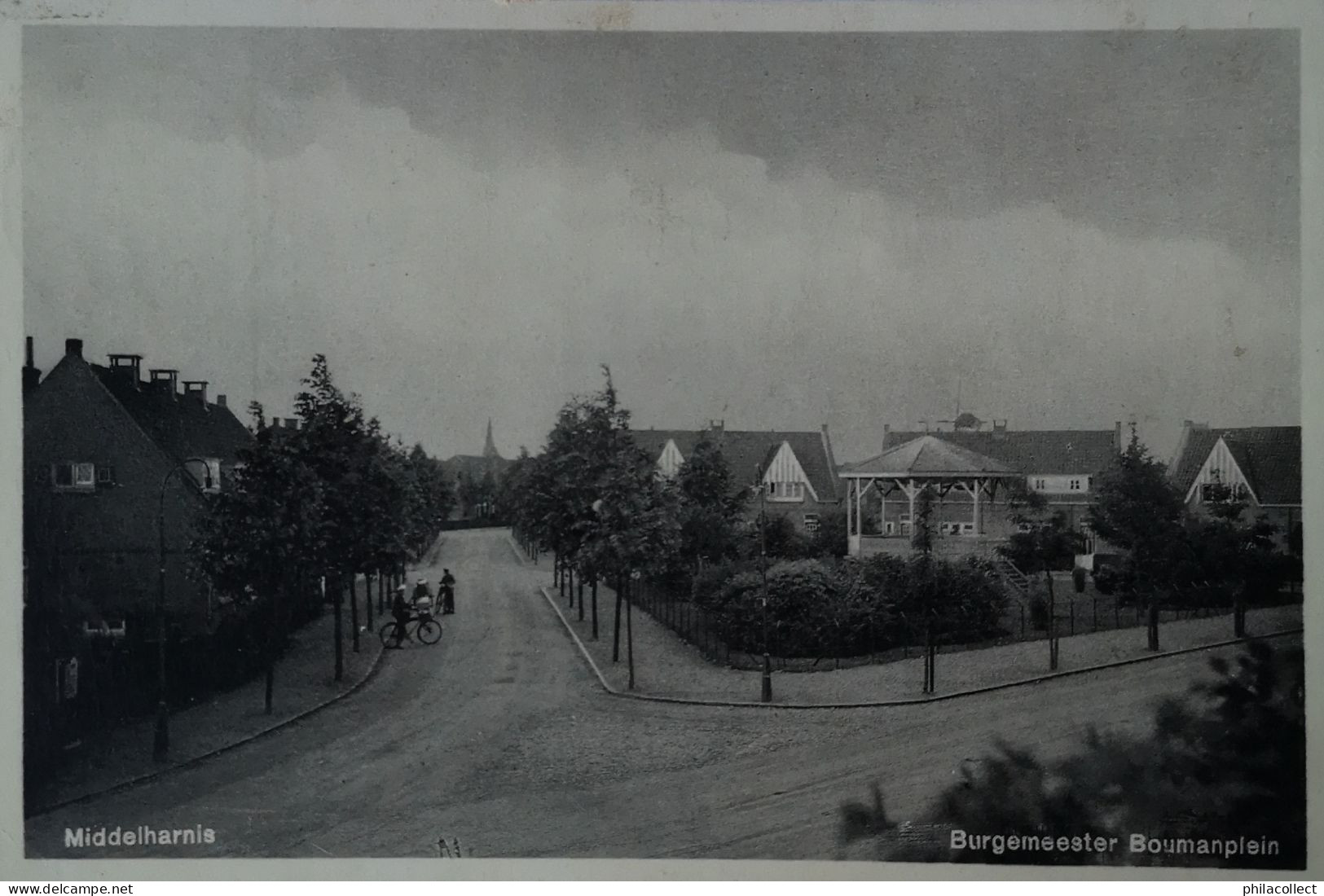 Middelharnis (ZH) Burgemeester Boumanplein 1936 - Andere & Zonder Classificatie