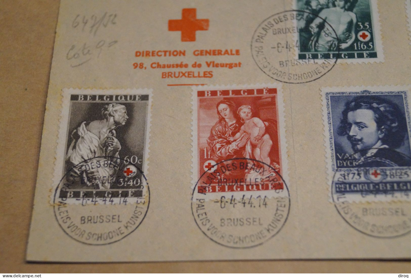 Belle Série Croix Rouge,6 Timbres,647 à 652,année 1944 - Autres & Non Classés