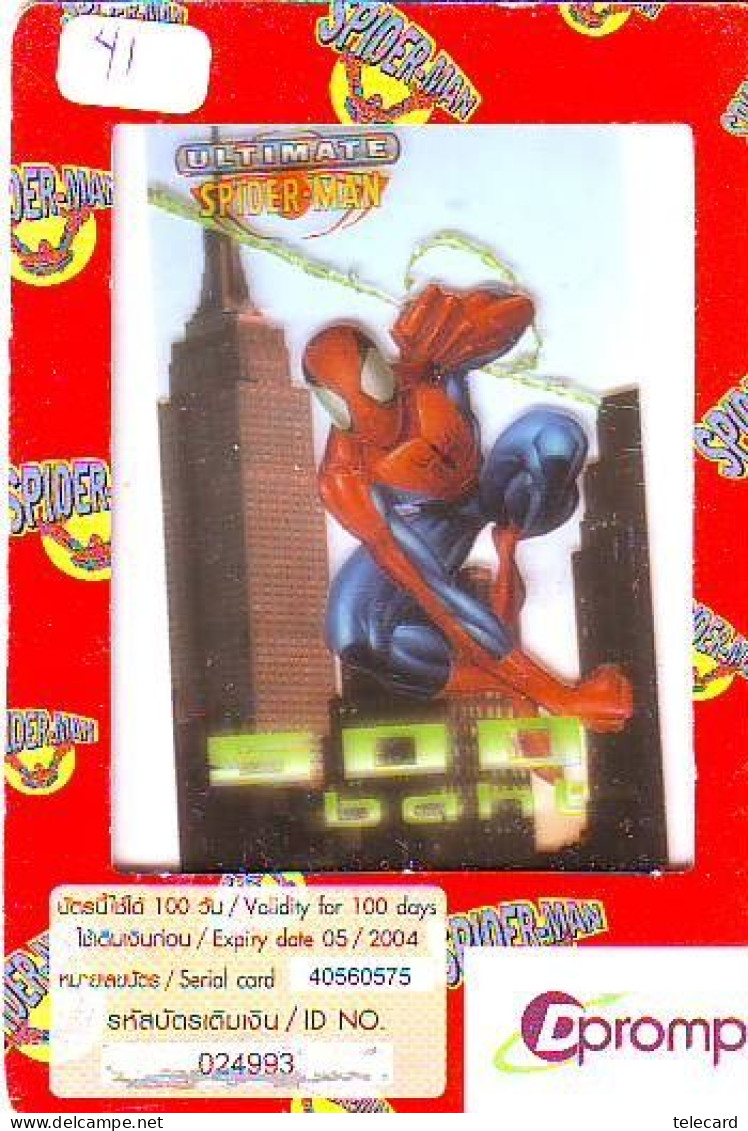 SPIDERMAN Telecarte (41) - Cómics