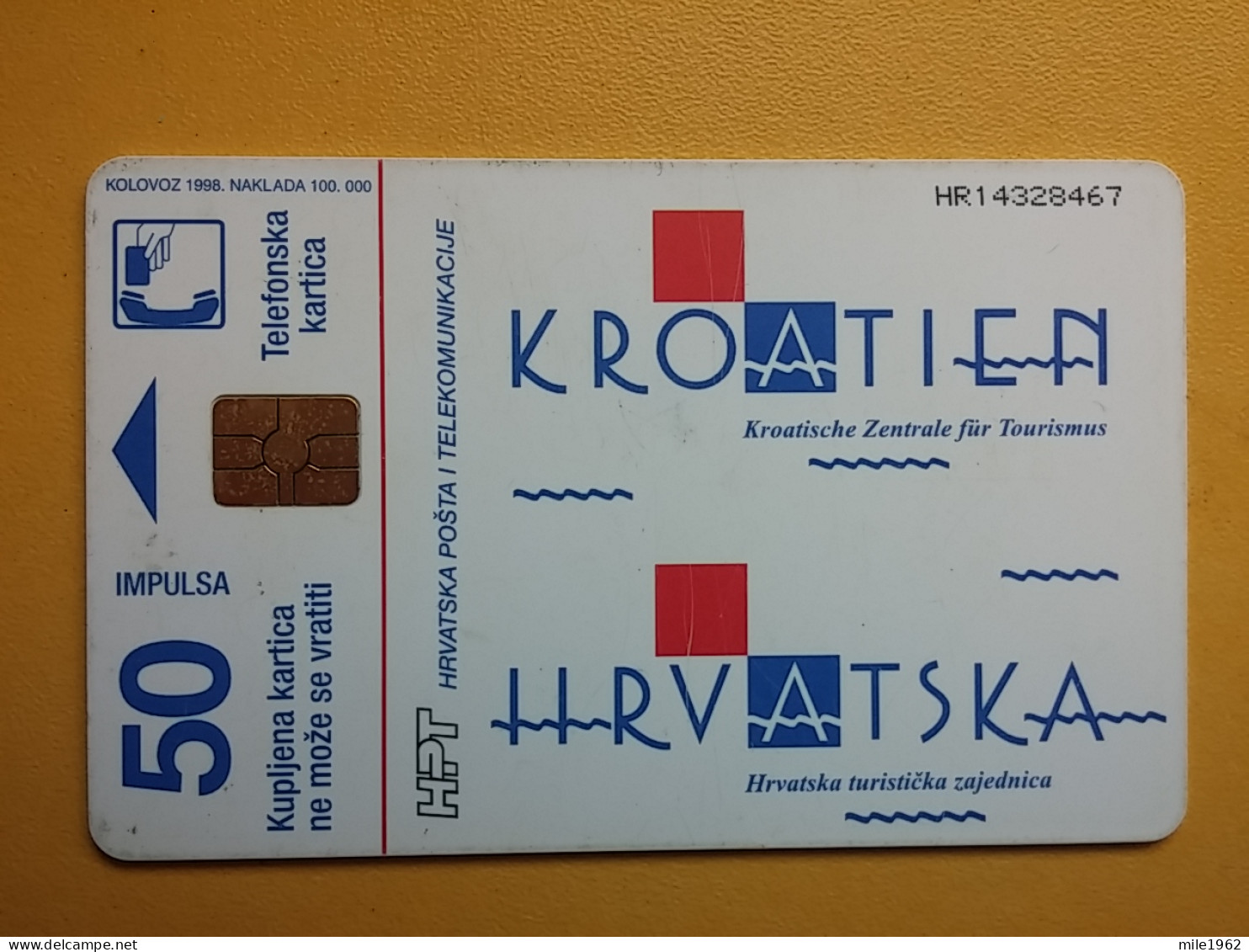 T-232 - TELECARD, PHONECARD, CROATIA - Kroatien